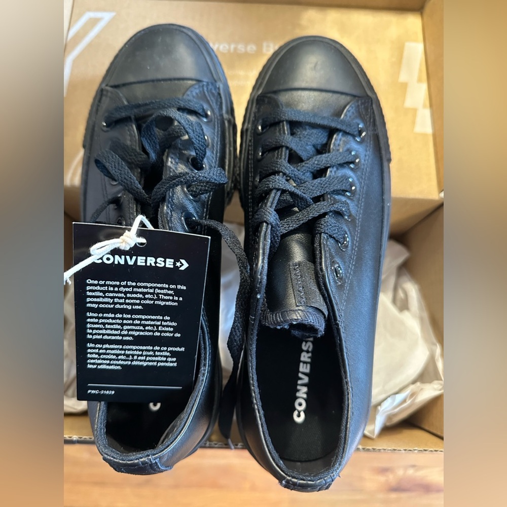 Authentic Custom Chuck Taylor All Star Lift Platform Leather by You